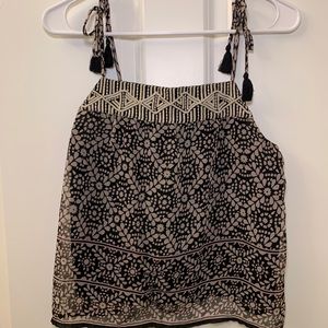 Patterned summer tank top American eagle